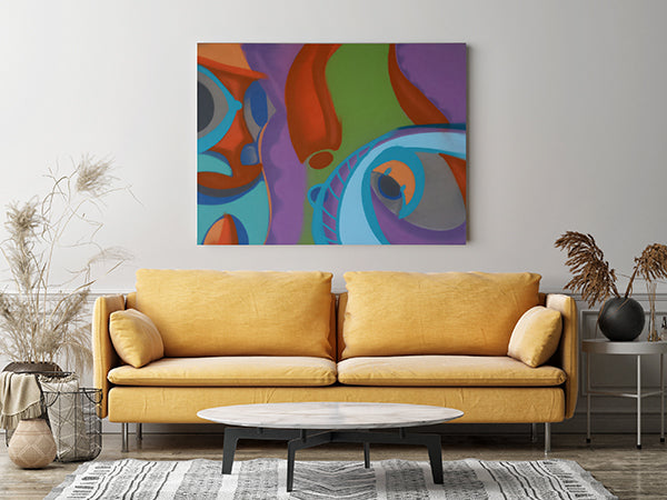Abstract Painting - Are you looking at me? - by KLAS