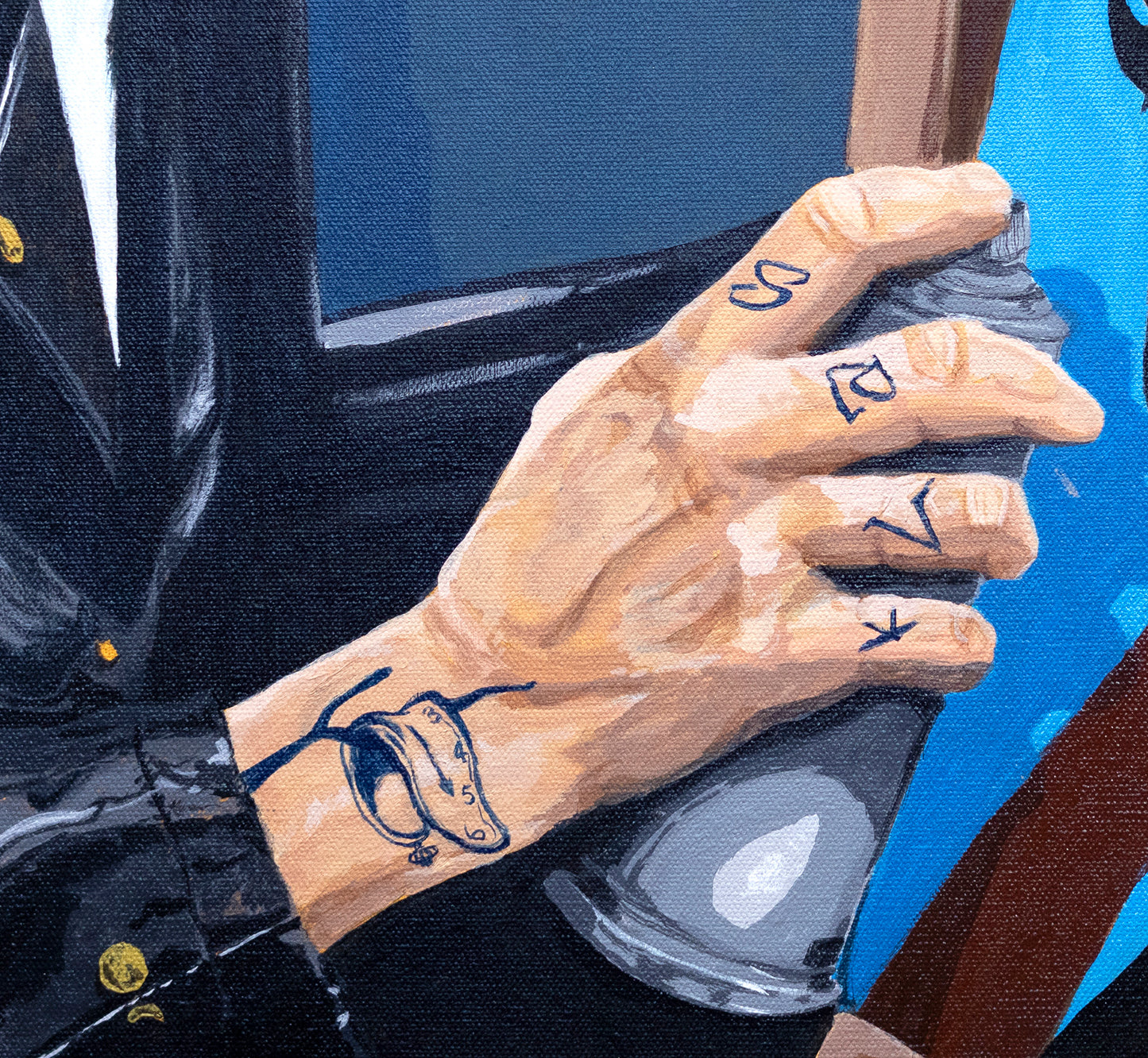 Acrylic Painting - Dali painting Dali - by Sal Vargas KLAS