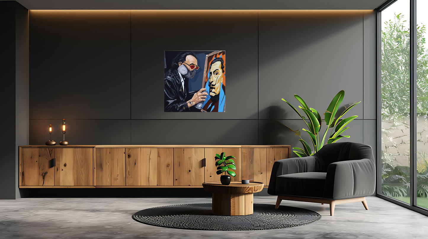 Acrylic Painting - Dali painting Dali - by Sal Vargas KLAS