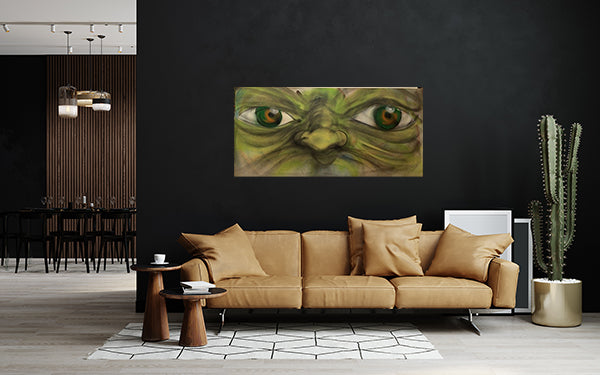 Acrylic Painting - Master Yoda - by KLAS