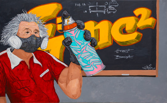 Acrylic Painting - Graffiti is Relative - by KLAS