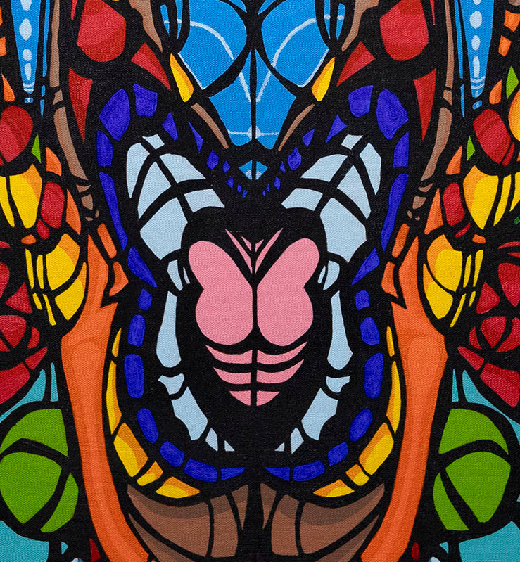 Abstract Acrylic Painting - Metamorphosis by KLAS