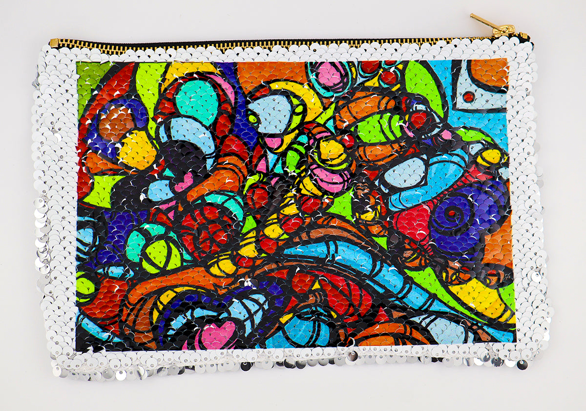 Flip Sequin Zipper Pouch of Paradigm Shift by Sal Vargas KLAS 2024