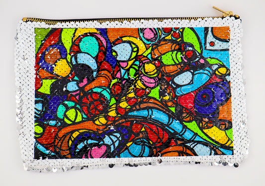 Flip Sequin Zipper Pouch of Paradigm Shift by Sal Vargas KLAS 2024
