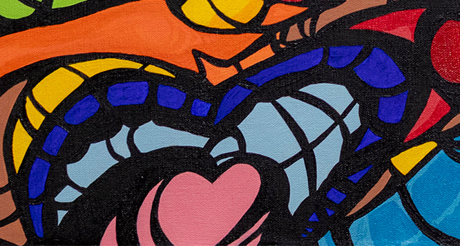 Abstract Acrylic Painting - Paradigm Shift by KLAS