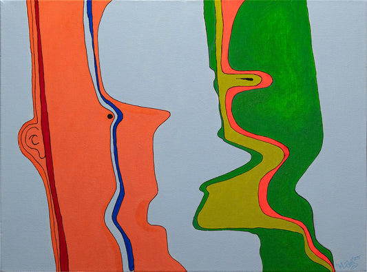 Acrylic Painting - Reflection- by Sal Vargas KLAS